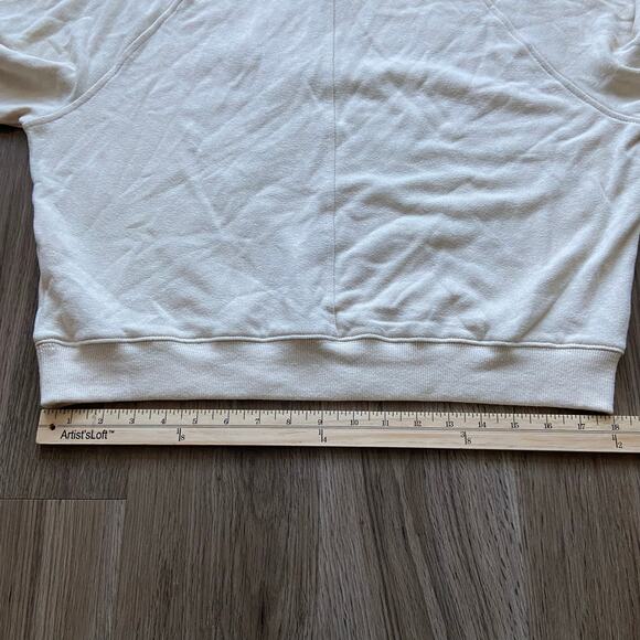 Prana Cozy Up Pullover Women's M Canvas Heather 1/4 Zip Sweater Tencel Hemp - Picture 10 of 10